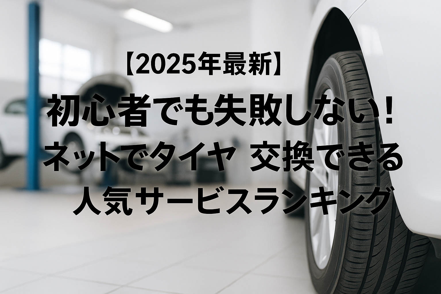 【2025年最新】初心者でも失敗しない!ネットでタイヤ交換できる人気サービスランキング