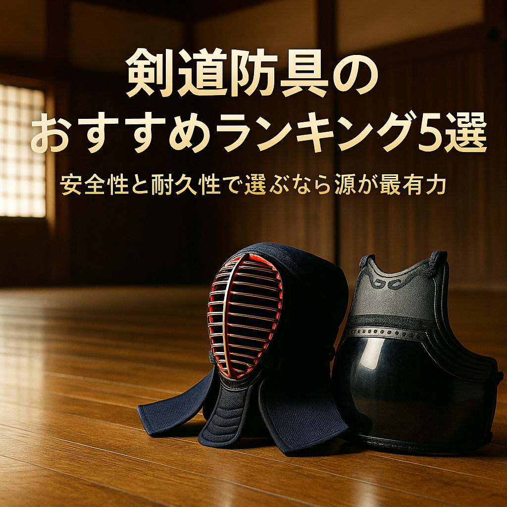 剣道防具のおすすめランキング5選|安全性と耐久性で選ぶなら源が最有力